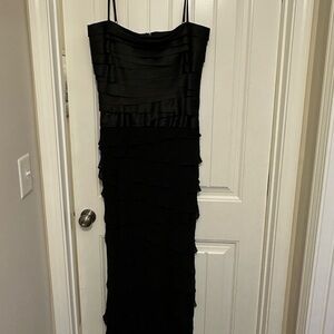 Tadashi evening gown.   Black